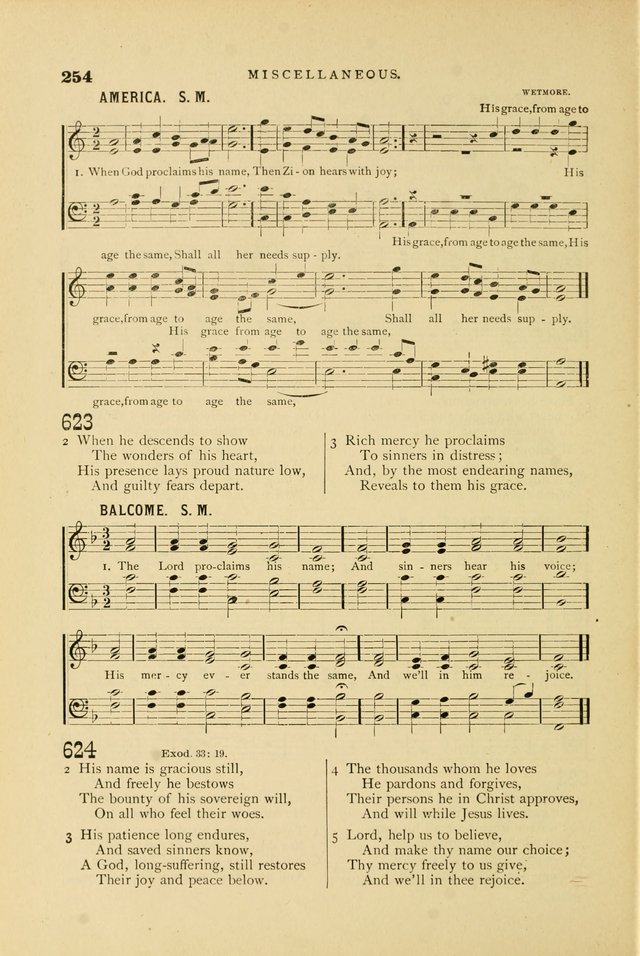 Hymn and Tune Book for Use in Old School or Primitive Baptist Churches page 254