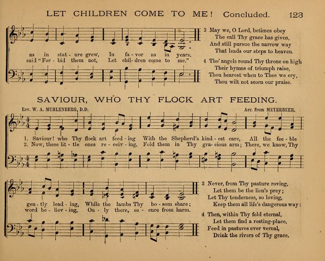 The Hymnary with Tunes: a collection of music for Sunday schools page 123