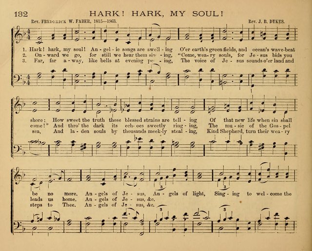 The Hymnary with Tunes: a collection of music for Sunday schools page 132