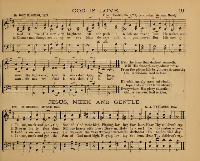 The Hymnary with Tunes: a collection of music for Sunday schools page 19