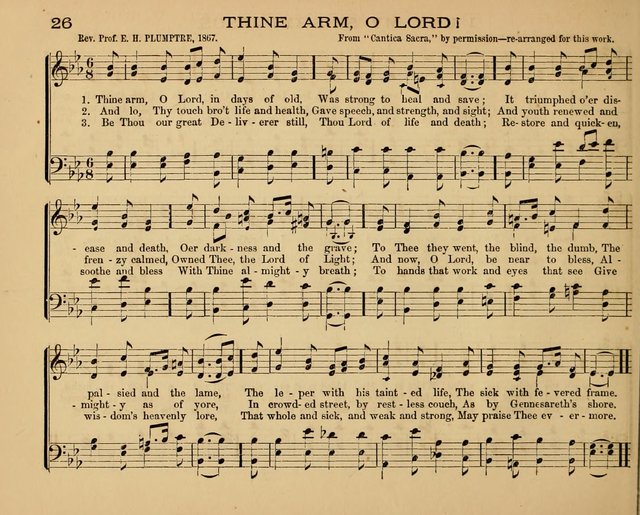 The Hymnary with Tunes: a collection of music for Sunday schools page 26