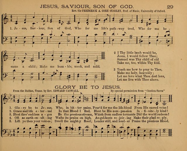 The Hymnary with Tunes: a collection of music for Sunday schools page 29