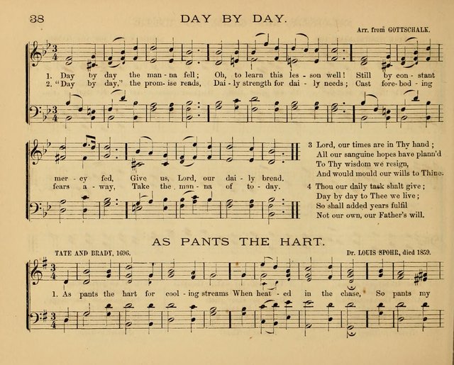 The Hymnary with Tunes: a collection of music for Sunday schools page 38