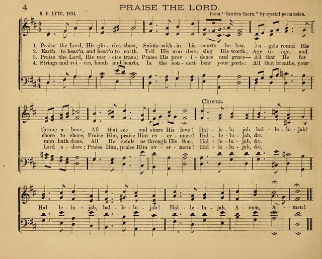 The Hymnary with Tunes: a collection of music for Sunday schools page 4
