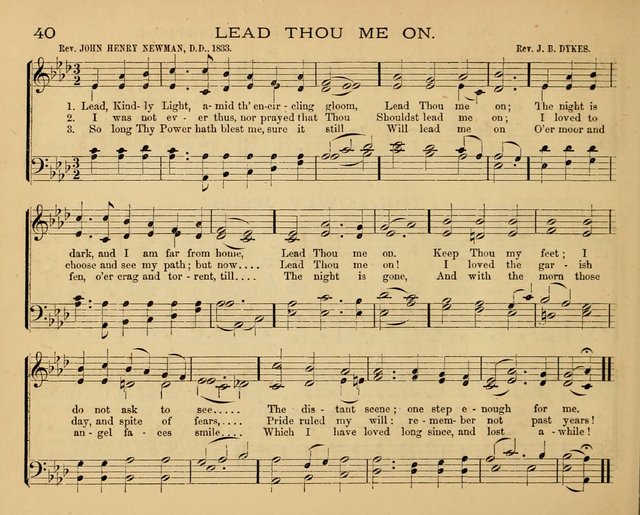 The Hymnary with Tunes: a collection of music for Sunday schools page 40