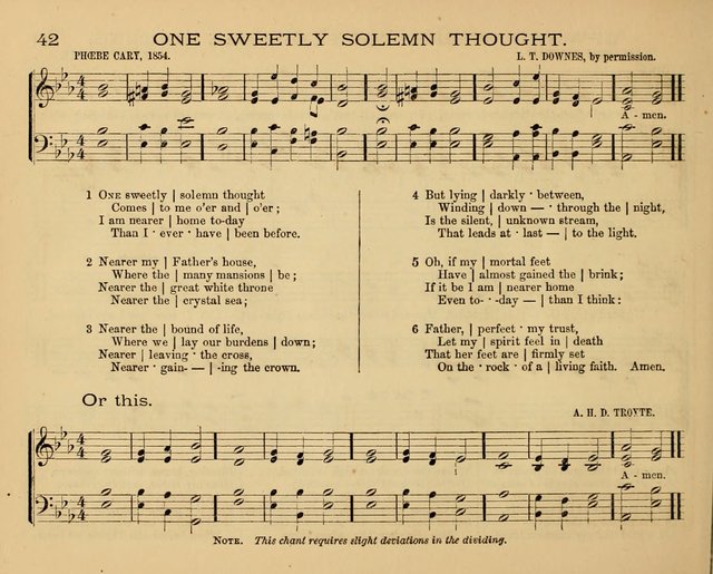 The Hymnary with Tunes: a collection of music for Sunday schools page 42