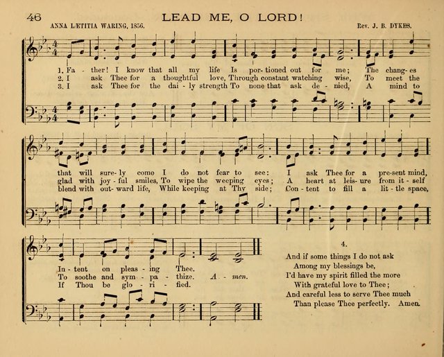 The Hymnary with Tunes: a collection of music for Sunday schools page 46