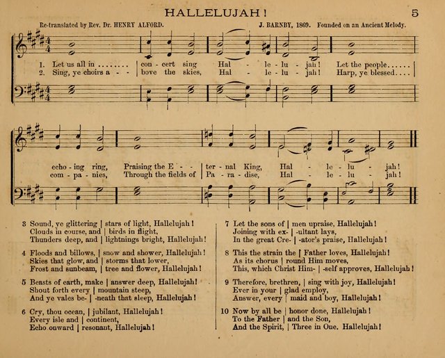The Hymnary with Tunes: a collection of music for Sunday schools page 5