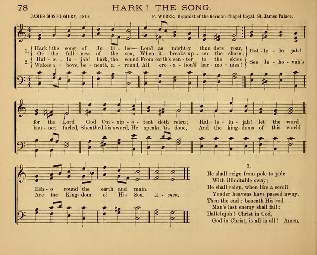 The Hymnary with Tunes: a collection of music for Sunday schools page 78