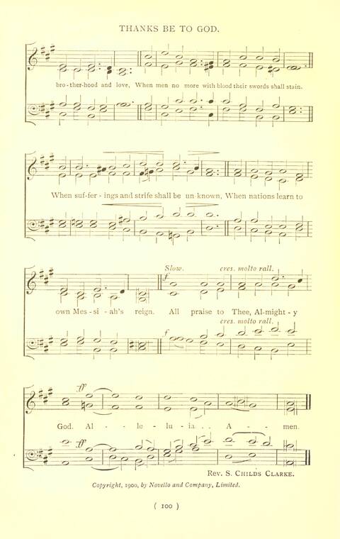 Hymn Tunes and Carols page 100