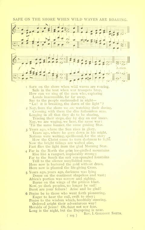 Hymn Tunes and Carols page 103