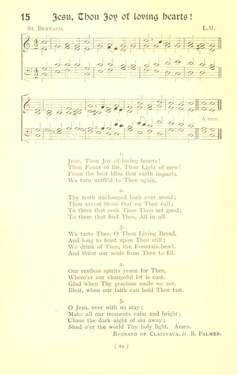 Hymn Tunes and Carols page 24