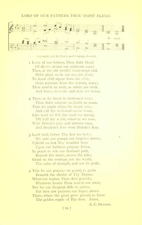 Hymn Tunes and Carols page 29