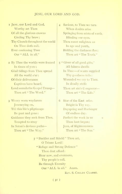 Hymn Tunes and Carols page 31