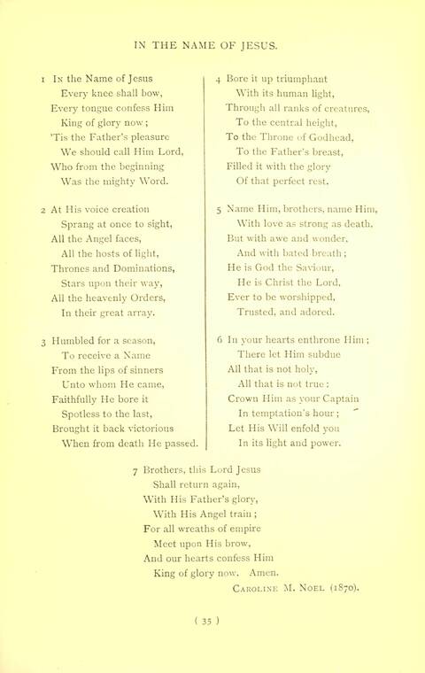 Hymn Tunes and Carols page 35