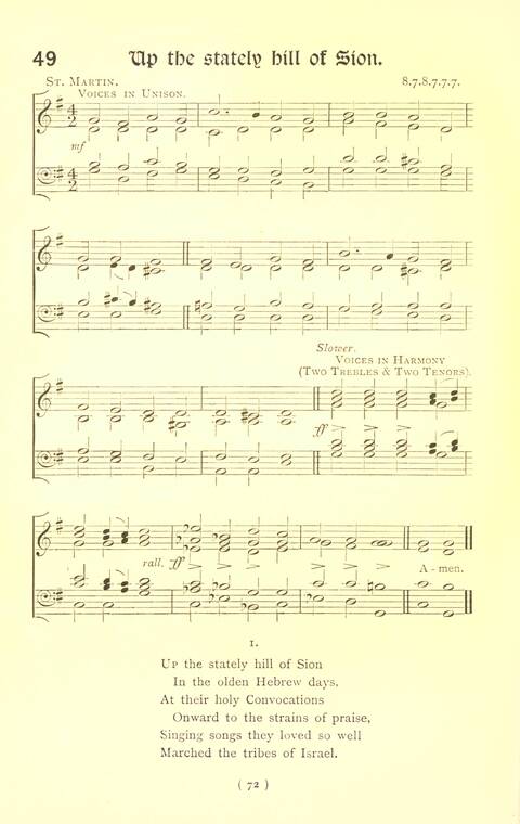 Hymn Tunes and Carols page 72
