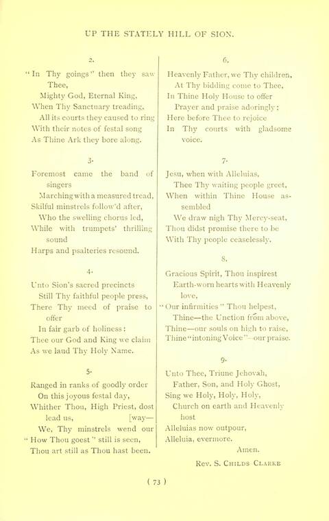 Hymn Tunes and Carols page 73