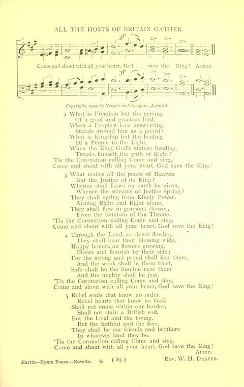 Hymn Tunes and Carols page 85