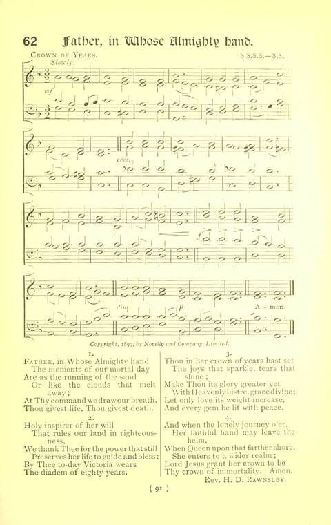 Hymn Tunes and Carols page 91