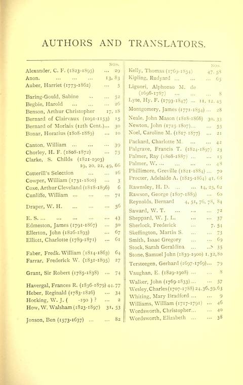 Hymn Tunes and Carols page xiv