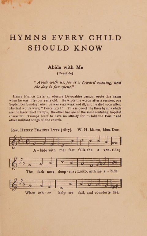 Hymns That Every Child Should Know: A selection of the best hymns of all nations for young people page 3