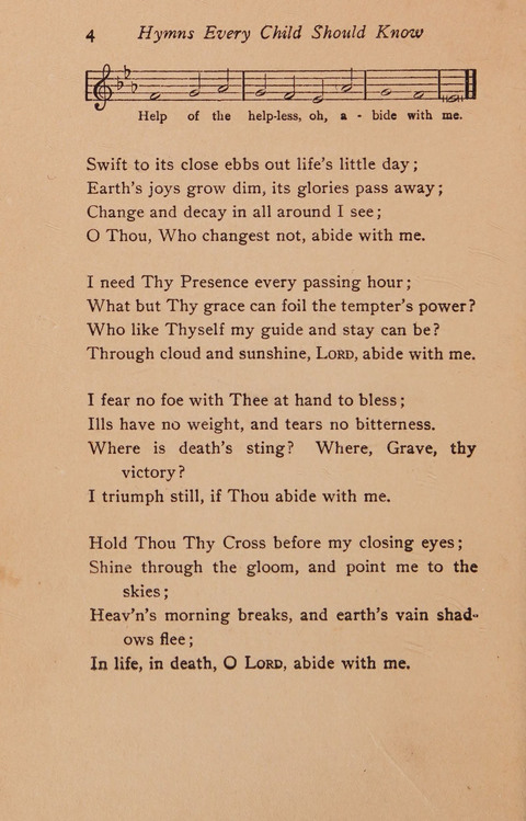 Hymns That Every Child Should Know: A selection of the best hymns of all nations for young people page 4