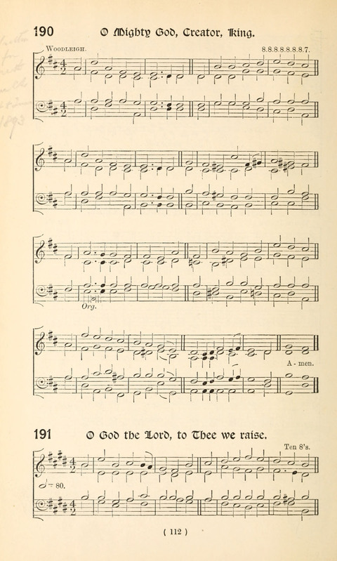 Hymn Tunes page 112
