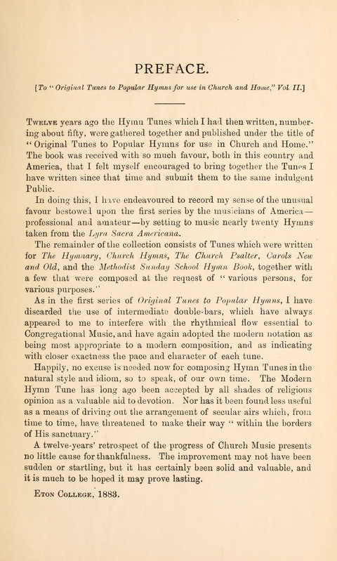 Hymn Tunes page x