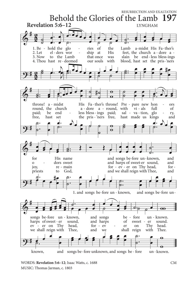 behold the lamb of god lyrics