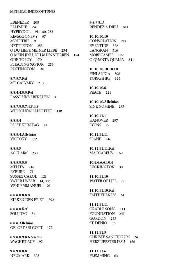 Hymns to the Living God page 287