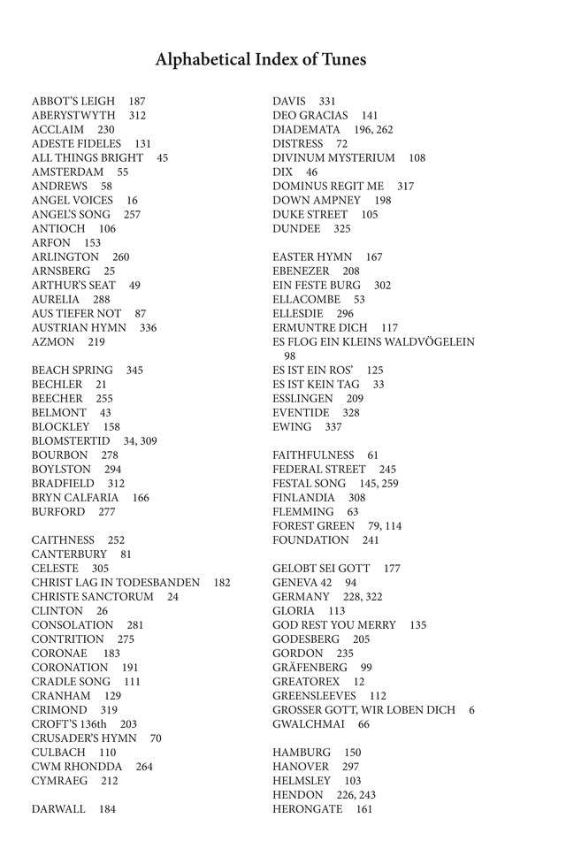 Hymns to the Living God page 289