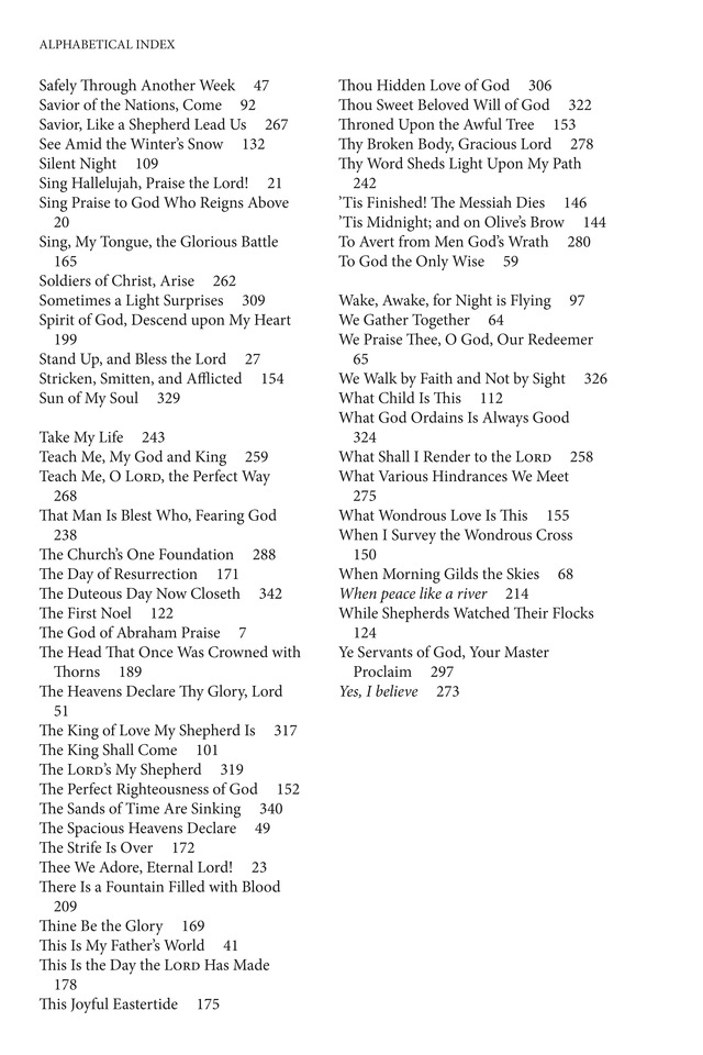 Hymns to the Living God page 295