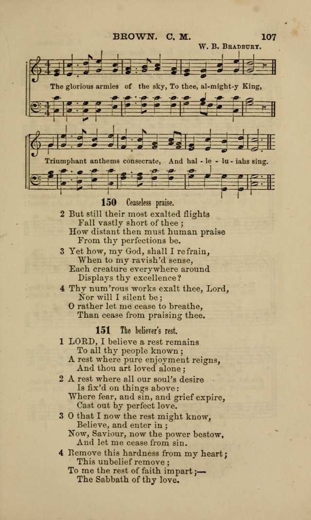 Hymns and Tunes for Prayer and Social Meetings page 107