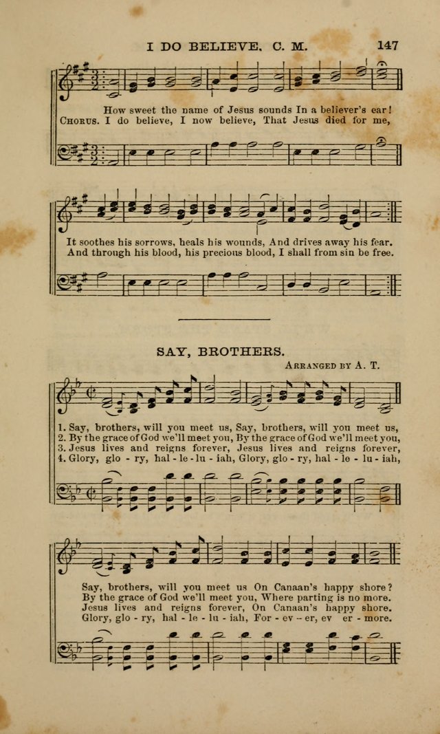 Hymns and Tunes for Prayer and Social Meetings page 147