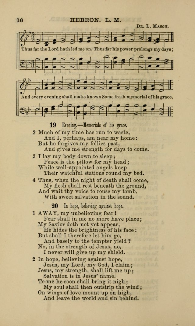 Hymns and Tunes for Prayer and Social Meetings page 16