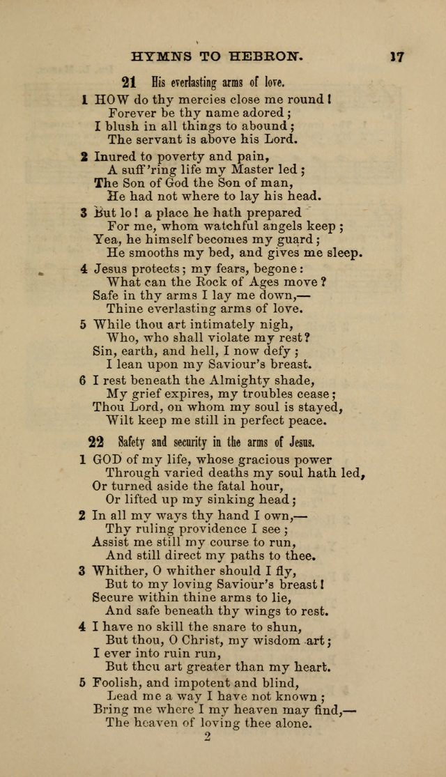 Hymns and Tunes for Prayer and Social Meetings page 17