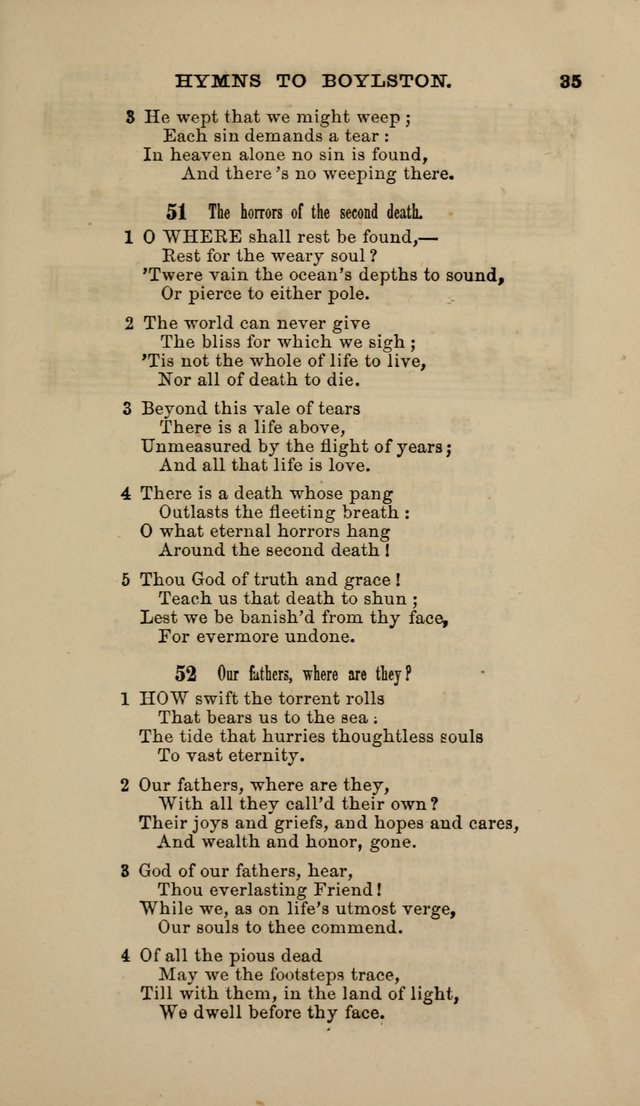 Hymns and Tunes for Prayer and Social Meetings page 35