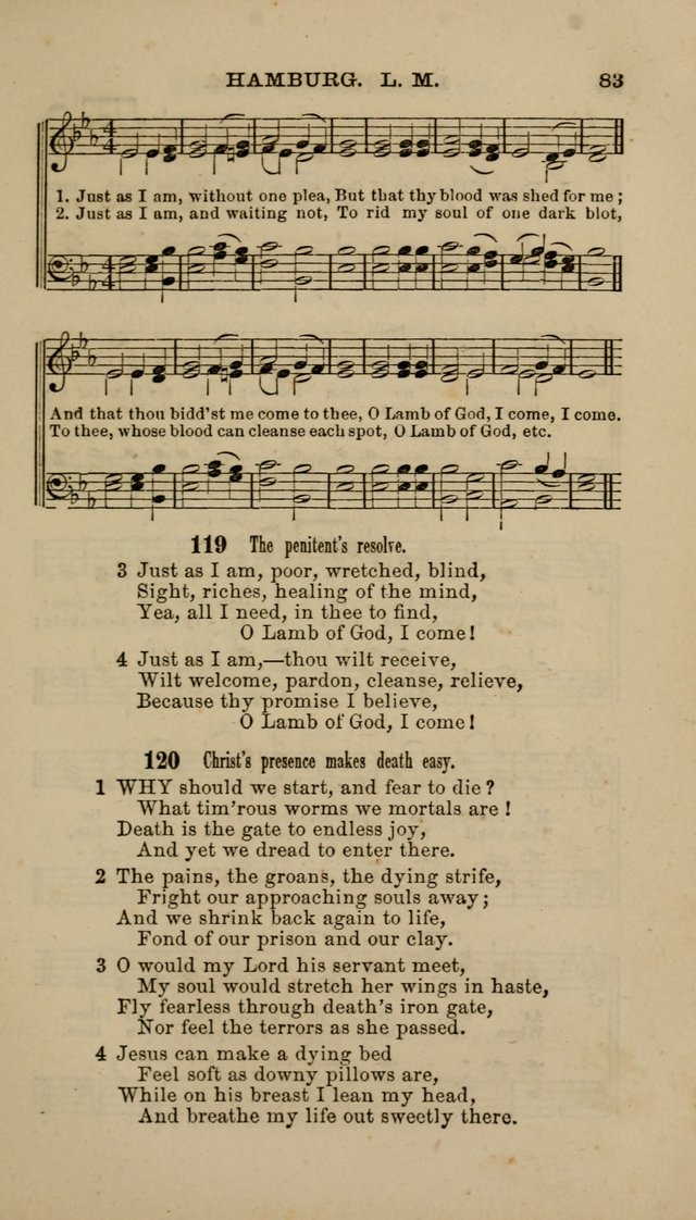 Hymns and Tunes for Prayer and Social Meetings page 83