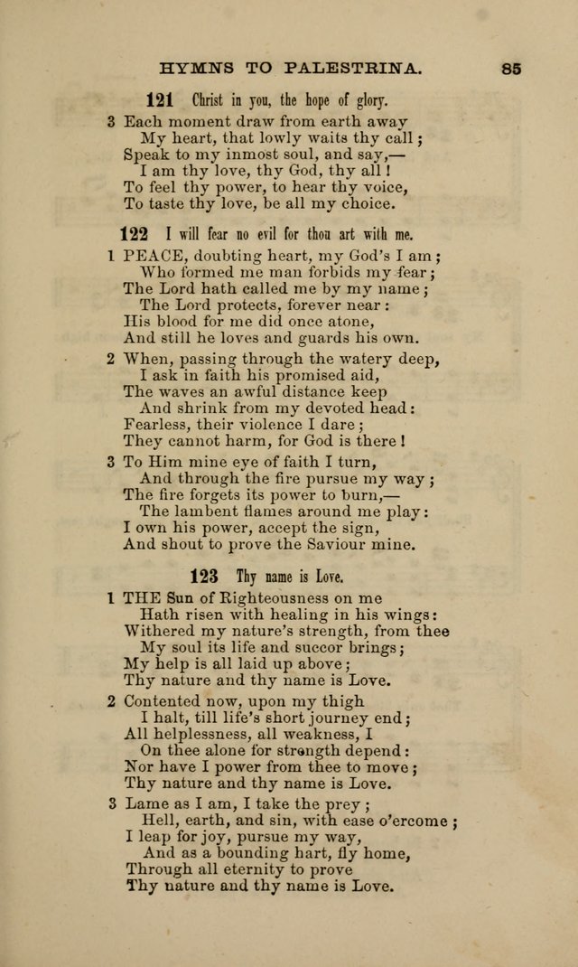 Hymns and Tunes for Prayer and Social Meetings page 85
