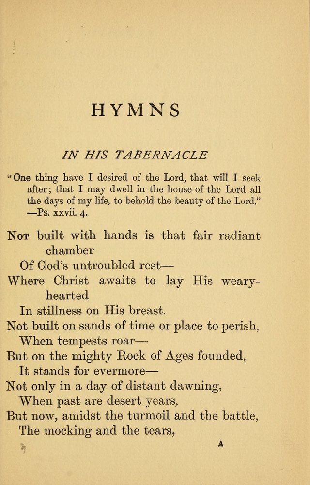 Hymns of Ter Steegen and Others (Second Series) page 1