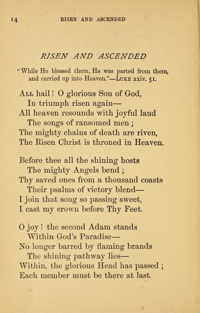Hymns of Ter Steegen and Others (Second Series) page 14