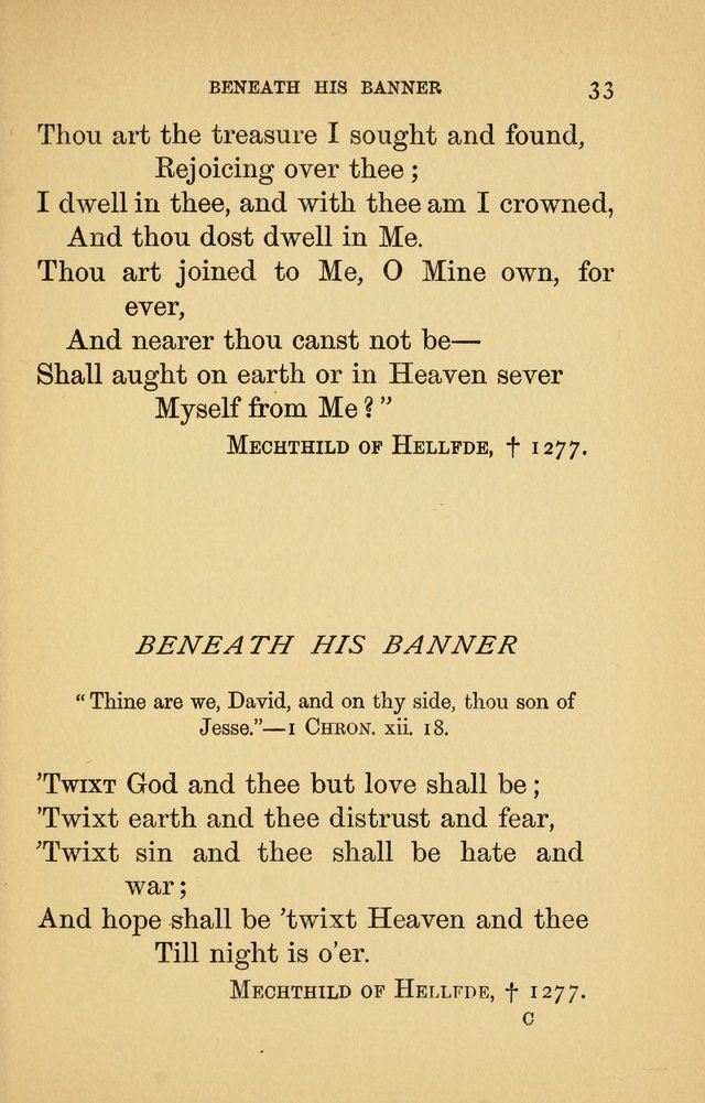 Hymns of Ter Steegen and Others (Second Series) page 33