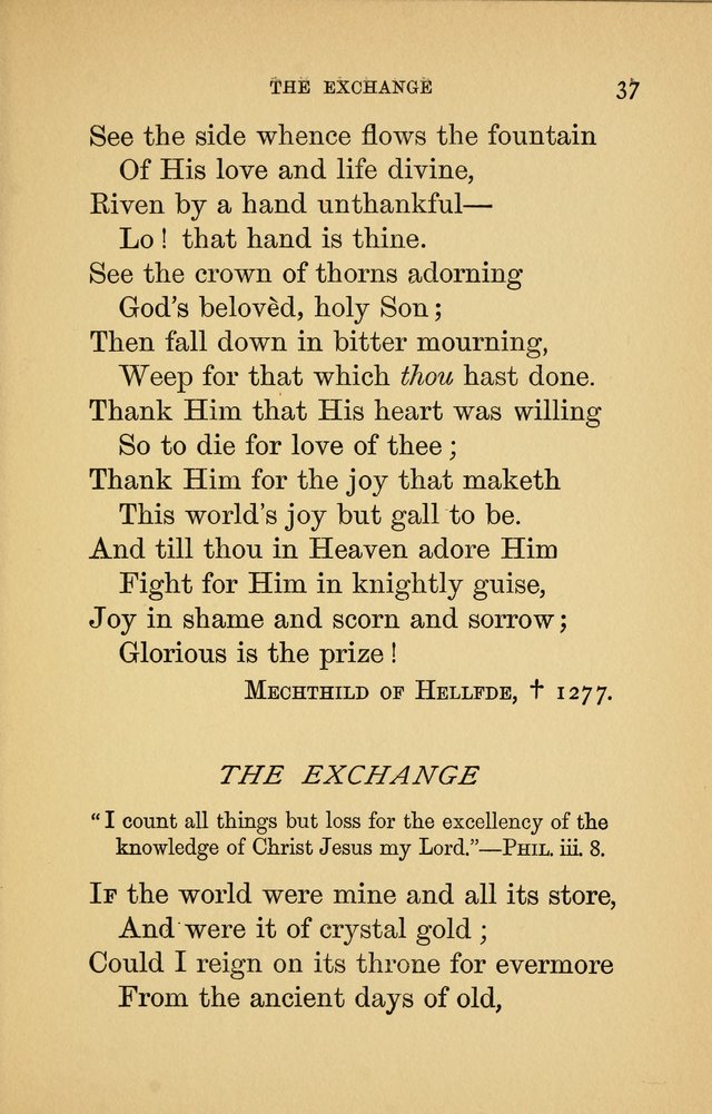 Hymns of Ter Steegen and Others (Second Series) page 37