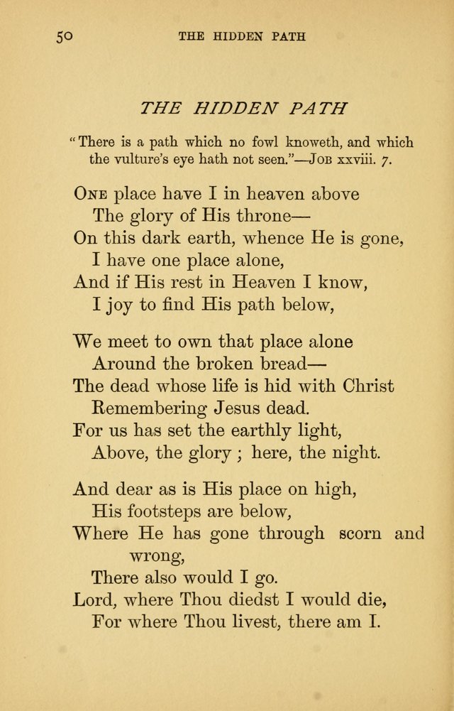 Hymns of Ter Steegen and Others (Second Series) page 50