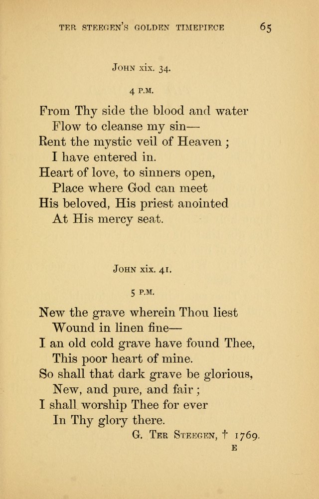 Hymns of Ter Steegen and Others (Second Series) page 65