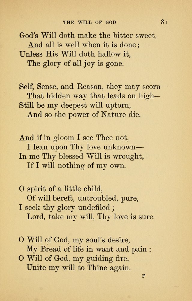 Hymns of Ter Steegen and Others (Second Series) page 81