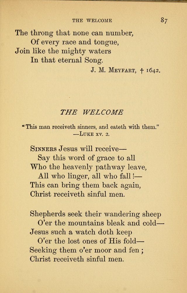 Hymns of Ter Steegen and Others (Second Series) page 87