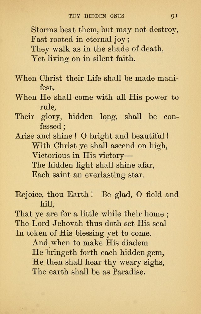 Hymns of Ter Steegen and Others (Second Series) page 91