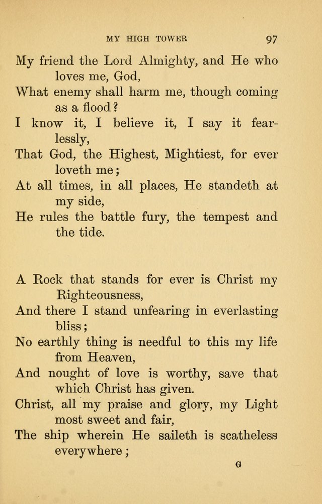 Hymns of Ter Steegen and Others (Second Series) page 97