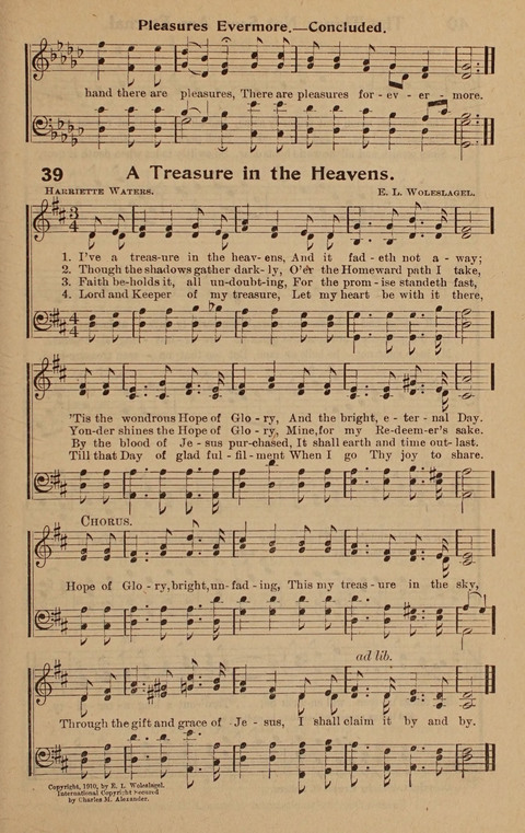 Hymns Tried and True: is a collection of new and old hymns suitable for evangelistic meetings young people